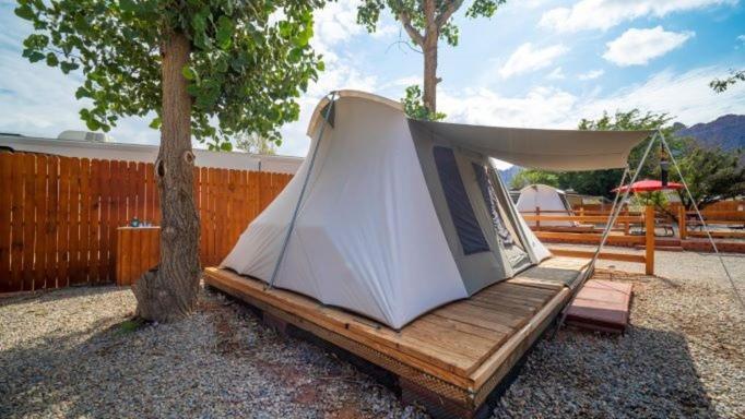 Funstays Glamping Setup Tent In Rv Park #2 Ok-T2 Moab Exterior photo